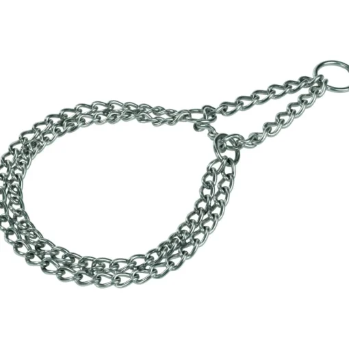 AniOne Collier de chaîne en acier chromé XL^ Colliers