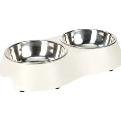 AniOne Double gamelle en mélamine 2 x 200 ml beige^ Gamelles À Nourriture|Gamelles À Nourriture