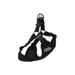 AniOne Harnais en mesh noir 28 cm, 40 cm^ Promener Son Chiot