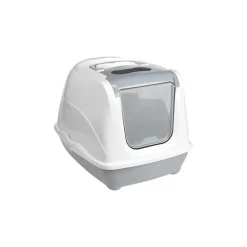 AniOne Maison de Toilette pour Chat "Flip Cat" M gris^ Bacs & Maisons De Toilette