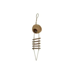 AniOne Maison noix de coco avec échelle 56 cm^ Aires De Jeux