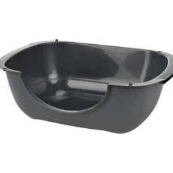 AniOne Toilette ouverte Bella 56 x 39,5 x 19 cm gris^ Bacs & Maisons De Toilette