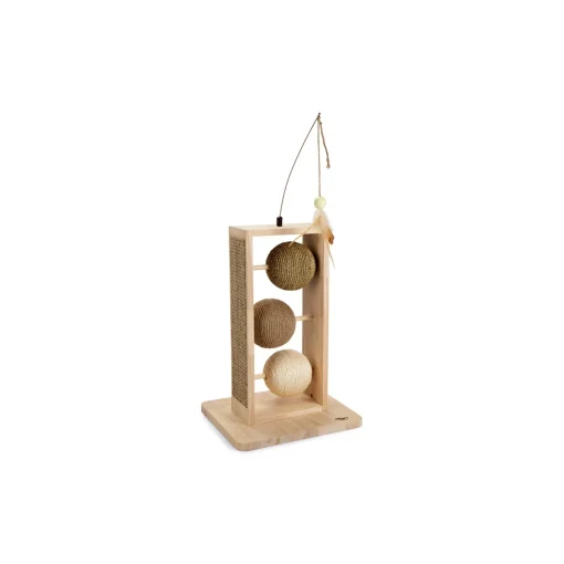 Designed by Lotte Balles à griffer Karlie DBL Lomax en bois^ Griffoirs & Cartons À Gratter