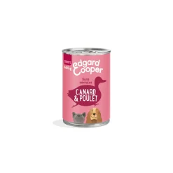 Edgard & Cooper Boîte Fabuleux Canard & Poulet Chien Junior 6 x 400 g^ Nourriture Humide|Nourriture