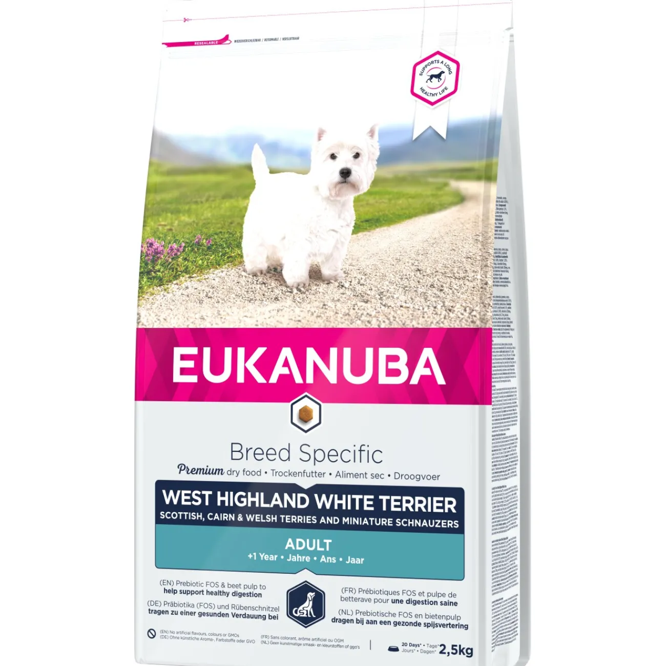 EUKANUBA Breed Specific West Highland White Terrier 2,5 kg^ Croquettes