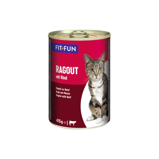 FIT+FUN Fit + Fun Ragoût Bœuf 12x415 g^ Nourriture Humide