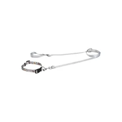FIT+FUN Kit collier + laisse gris clair S^ Colliers|Laisses