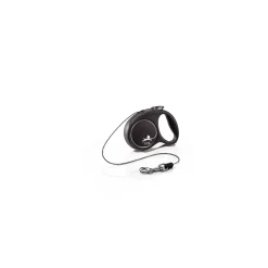 Flexi Corde Black Design noir XS, 3 m, 8 kg^ Laisses|Promener Son Chiot