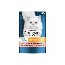 GOURMET Perle Genuss en sauce 24x85g Saumon, sauce saumon grillé^ Nourriture Humide