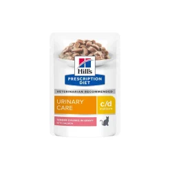 Hill's Prescription Diet c/d Multicare Urinary Care Saumon 12x85 g^ Alimentation Diététique|Nourriture Diététique Chat