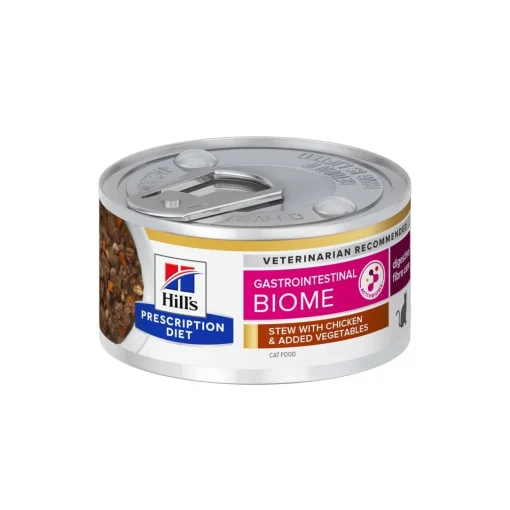 Hill's Prescription Diet Gastrointestinal Biome Ragoût au Poulet et aux Légumes 24x82 g^ Nourriture Humide|Alimentation Diététique