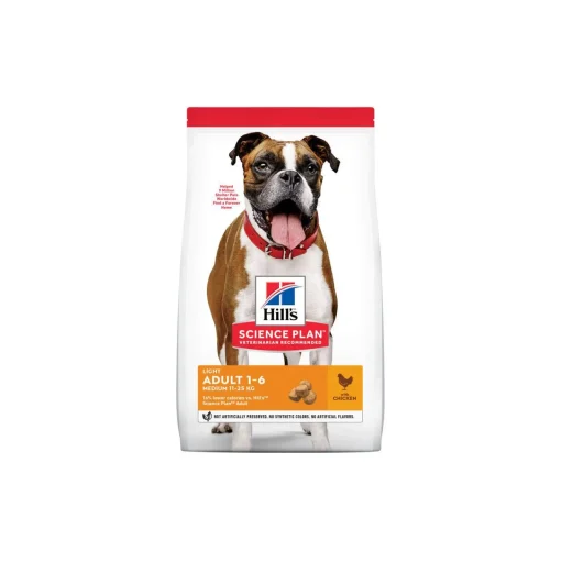 Hill's Science Plan Adult Light Medium au poulet 14 kg^ Croquettes