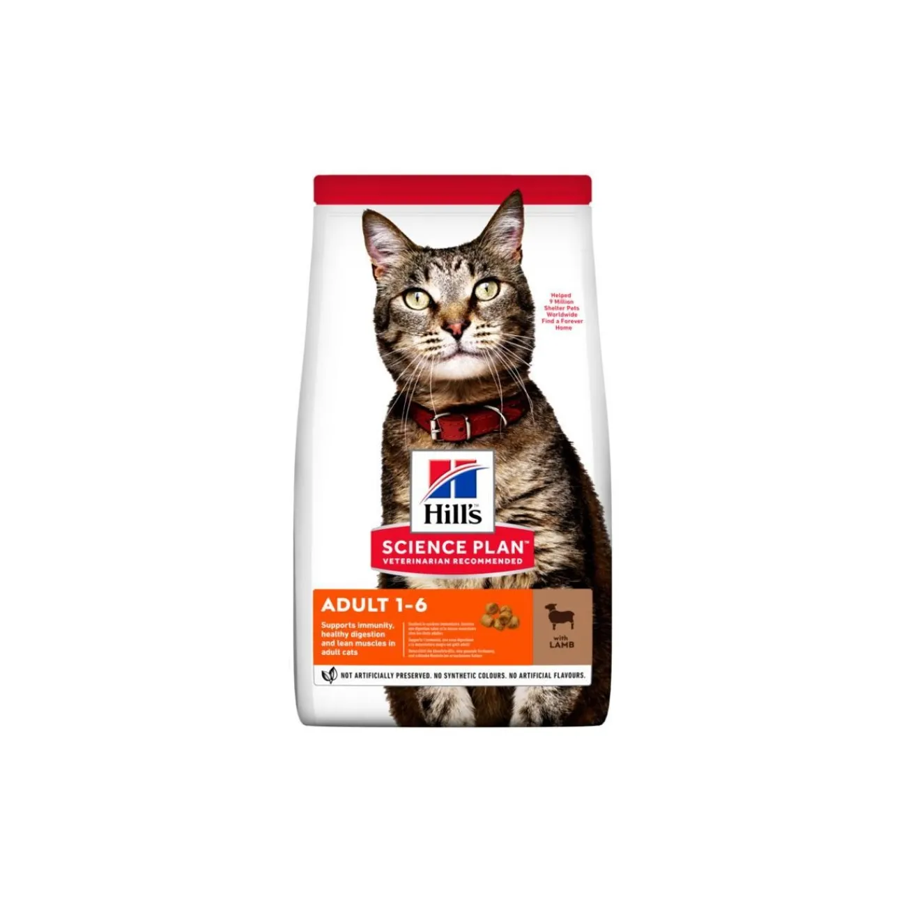 Hill's Science Plan Adult Agneau et riz 1,5 kg^ Croquettes Pour Chat