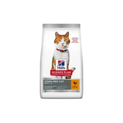 Hill's Science Plan Croquettes pour Chat Adulte, Stérilisé Poulet 3 kg^ Croquettes Pour Chat