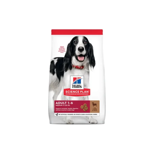 Hill's Science Plan Medium Adult 1-6 Agneau et riz 14 kg^ Croquettes