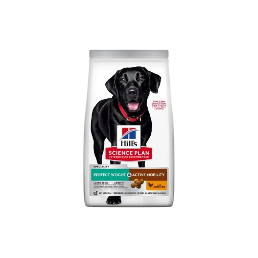 Hill's Science Plan Perfect Weight + Active Mobility Adult Large Breed au poulet 12kg 12 kg^ Croquettes