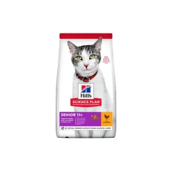 Hill's Science Plan Senior 11+ au poulet 3 kg^ Croquettes Pour Chat
