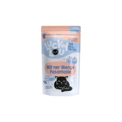 Lucky Lou Nourriture humide chat adulte Volaille et faisan 16x125 g^ Nourriture Humide