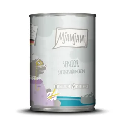 MjAMjAM nourriture humide pour chat senior 6x400 g Poulet^ Nourriture Humide