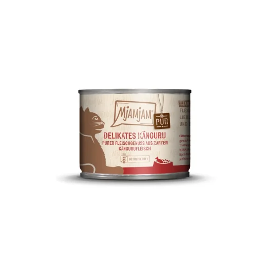 MjAMjAM nourriture humide pour chat adulte, pur plaisir de viande 6x200 g Kangourou^ Nourriture Humide