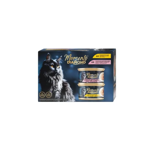MOMENTS Nourriture humide Diamond chat Adult Soufflé MultiPack12 x 85 g^ Nourriture Humide
