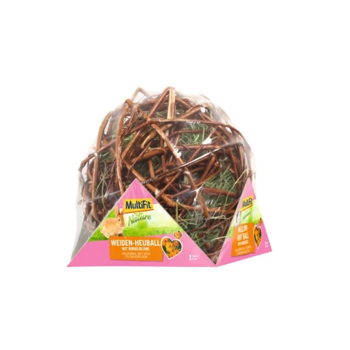 MultiFit Boule de foin de saule avec souci 80 g^ Friandises