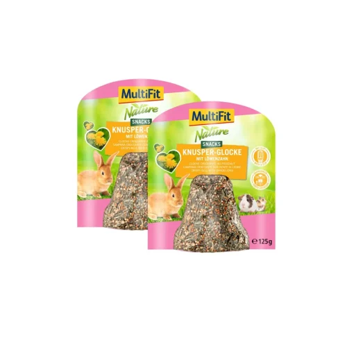 MultiFit Cloche croquante 2 x 125 g Pissenlit^ Friandises