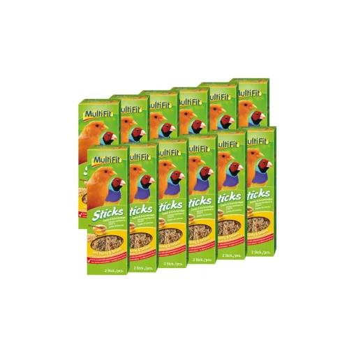 MultiFit Sticks pour canaris 12 x 2^ Friandises