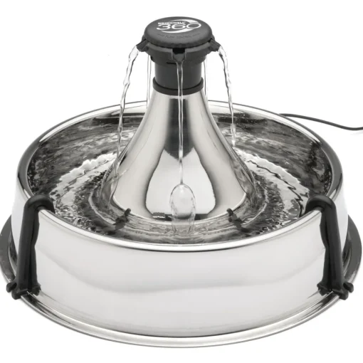 PetSafe Fontaine à eau Drinkwell en acier inoxydable 3,8 L^ Fontaines|Fontaines