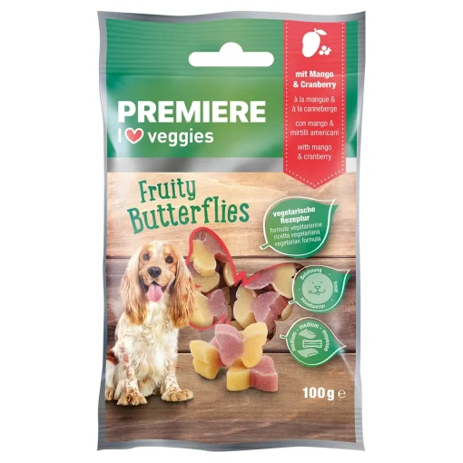 PREMIERE I love veggie Snack papillon 100 g^ Friandises