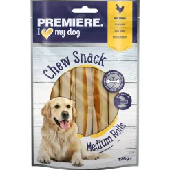 PREMIERE Medium Rolls Poulet 5 pièces, 125 g^ Friandises