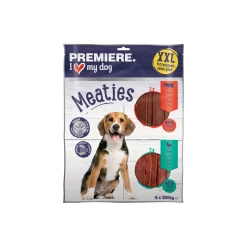 PREMIERE Pure Meaties XXL canard et bœuf 4 x 250 g Kit promotionnel^ Friandises