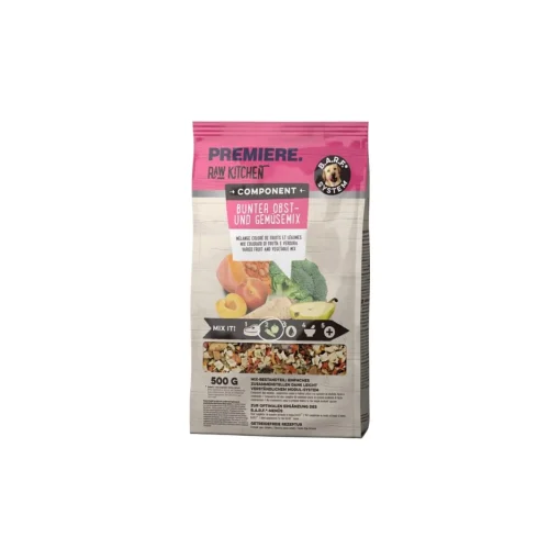 PREMIERE RAW KITCHEN Mélange de légumes et fruits 500 g^ Nourriture Supplémentaire|Barf/ Nourriture Surgelée