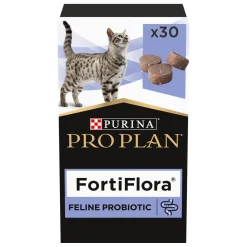 PRO PLAN FortiFlora Probiotique pour chat 30 bouchées - 15 g^ Nourriture Supplémentaire|Nourriture