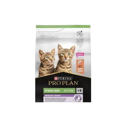 PRO PLAN Purina Sterilised Kitten HEALTHY START, Riche en Saumon 1,5 kg^ Croquettes Pour Chat|Nourriture
