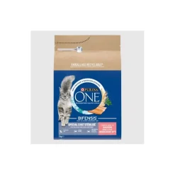 Purina ONE Croquettes pour Chat Stérilisé au Saumon et au Blé 3 kg^ Croquettes Pour Chat