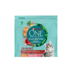 Purina ONE DualNature - URI BALANCE - Croquettes Spécial Chat Stérilisé Saumon et Cranberry 1,4 kg^ Croquettes Pour Chat