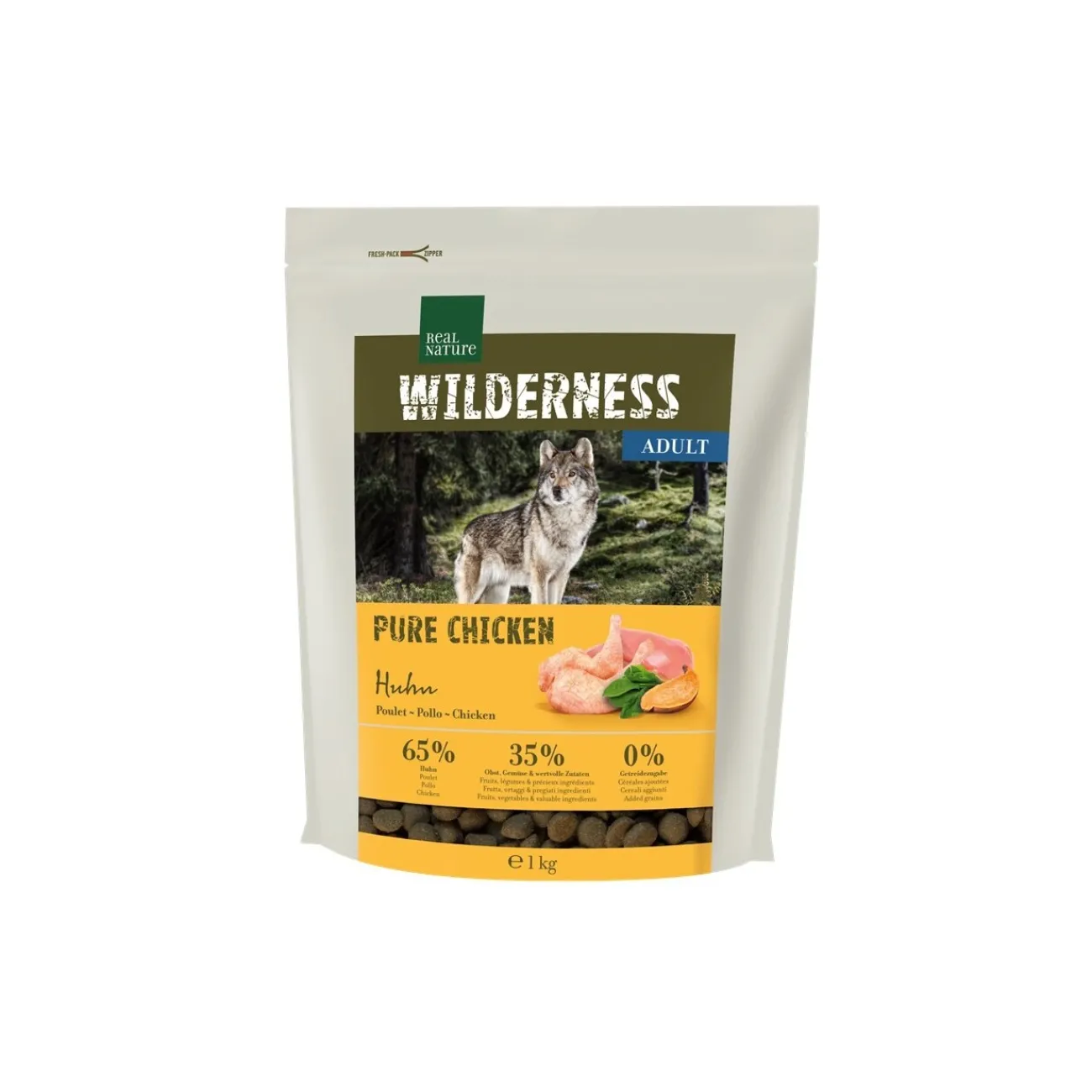 REAL NATURE WILDERNESS Adulte Pure Chicken 1 kg^ Croquettes