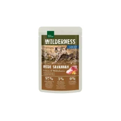 REAL NATURE Wilderness Adult 12 x 85 g Wide Savannah agneau & sanglier^ Nourriture Humide