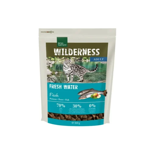 REAL NATURE WILDERNESS Adult Poisson d'eau douce 300 g^ Croquettes Pour Chat
