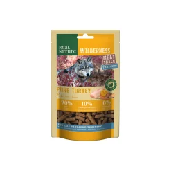 REAL NATURE WILDERNESS Meat Snack Training 150 g Pure Turkey : dinde courge, patates douces et carottes^ Friandises|Nourriture