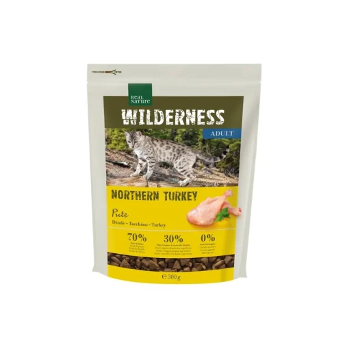 REAL NATURE WILDERNESS Northern Turkey Adult 300 g^ Croquettes Pour Chat