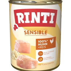 RINTI Sensible Poulet et riz 6x800 g^ Nourriture Humide