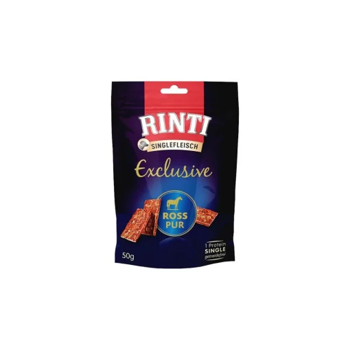 RINTI Singlefleisch Exclusive Snack Pur 2x50 g Cheval^ Friandises|Nourriture