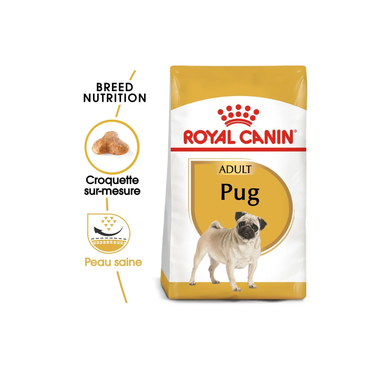 ROYAL CANIN Carlin Adulte Croquettes Chien 3 kg^ Croquettes
