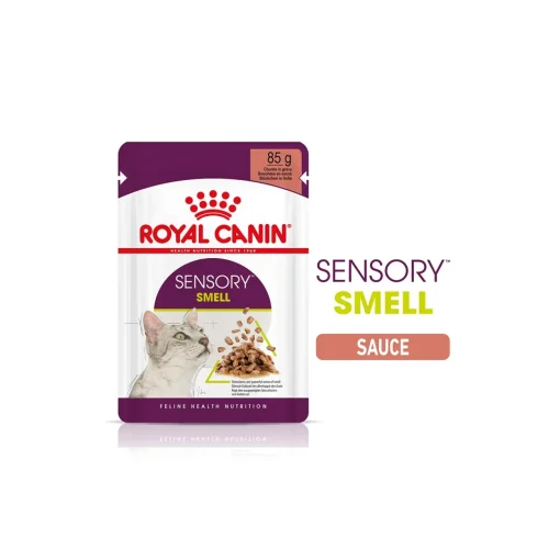 ROYAL CANIN Sensory Smell en sauce pour chats exigeants 12x85 g^ Nourriture Humide