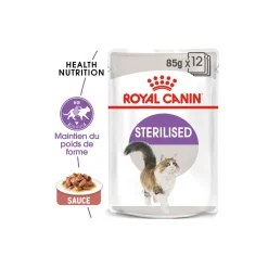 ROYAL CANIN Sterilised Adult en sauce 12x85 g^ Nourriture Humide