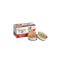 Schesir Multipack 24 x 50 g poulet au canard, Dans leur jus^ Nourriture Humide