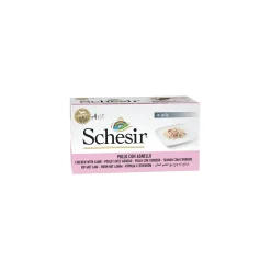 Schesir Multipack Adulte 4 x 85 g Poulet et agneau^ Nourriture Humide