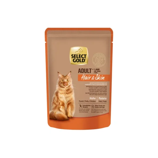 SELECT GOLD Adulte Poils & Peau 12x85 g^ Nourriture Humide